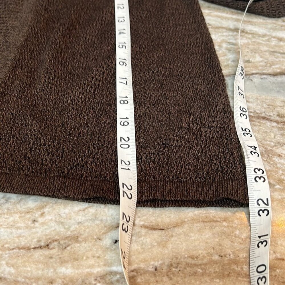 Mel & Lisa silk blend sleeveless top with matching cardigan size small - Picture 5 of 7